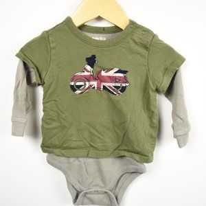Baby GAP layered t shirt Long sleeve 6-12m